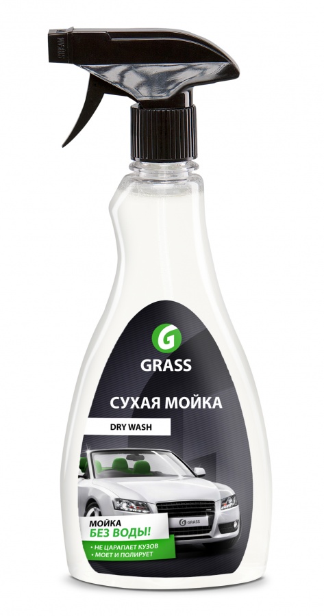 Очиститель - полироль ЛКП  (Grass / 211605) ориг.Dry Wash 0,5л фото в интернет-магазине Автолебанон