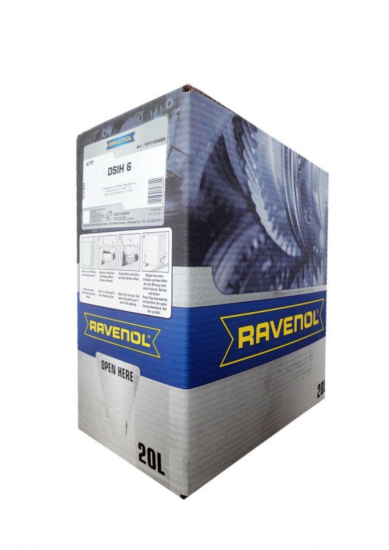 Трансмиссионное масло RAVENOL ATF DSIH 6 (20л) ecobox