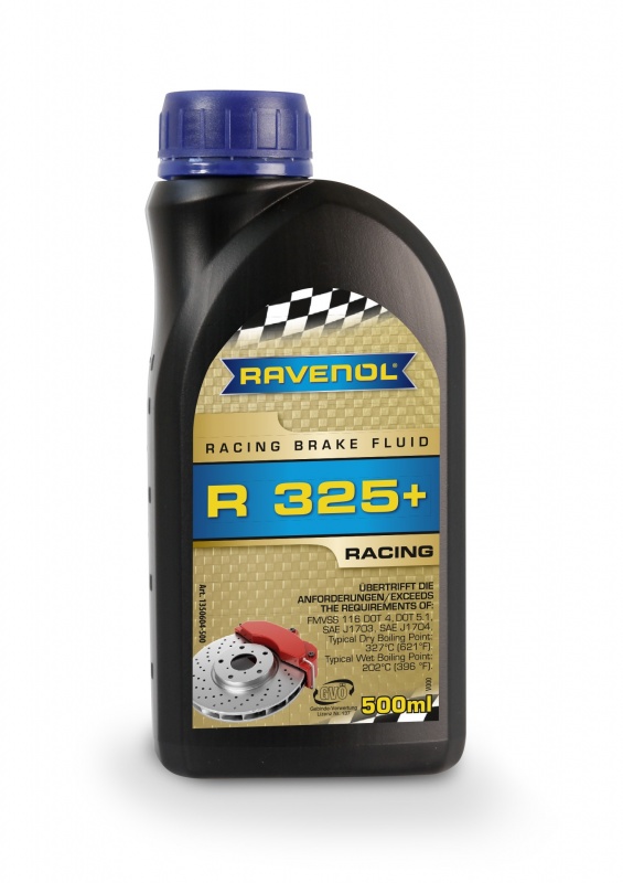 Тормозная жидкость RAVENOL Racing Brake Fluid R 325+ (0,5 л)