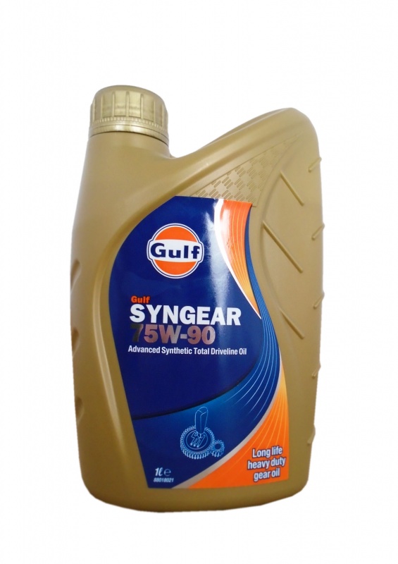 Трансмиссионное масло GULF Syngear SAE 75W-90 (1л)